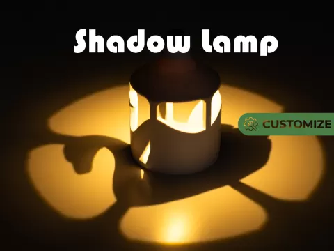 Swan Shadow Lamp (Customizable for any LED Light)