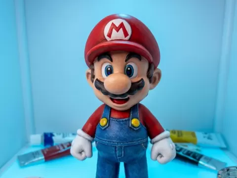 SUPER MARIO da colorare chibi