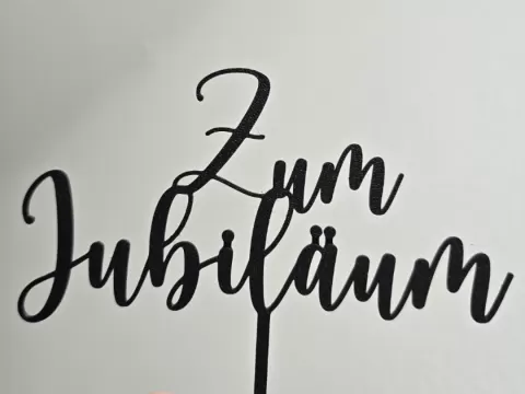 Cake Topper Tortenaufsatz Zum Jubiläum
