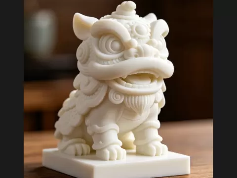 醒狮 微缩模型