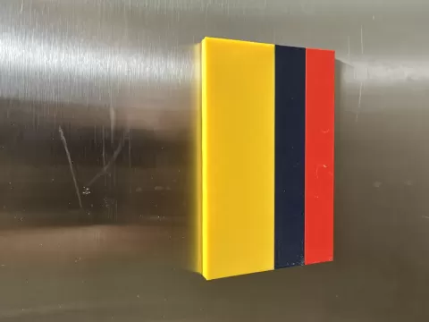 MagFlag: Colombian Magnetic Flag Multicolor with SVG