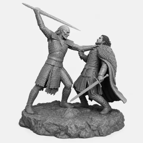 JON VS NIGHT KING