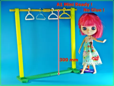 Large clothes hanger for doll (300mm).