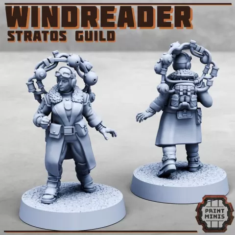 Windreader - Stratos Guild by Print Minis