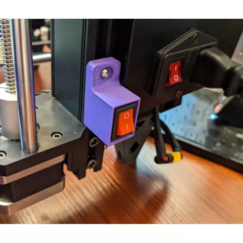 Mountable Rocker Switch Holder