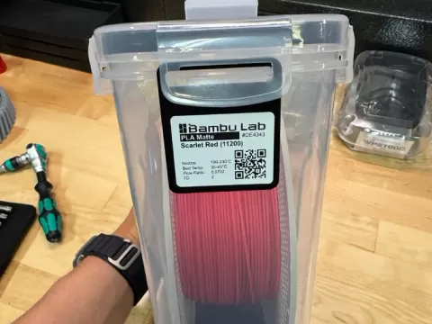 Filament tags for cereal dry storage boxes (4.6g)