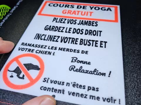 Interdit de chier !
