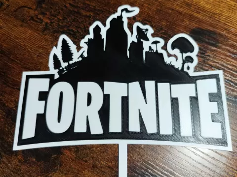 Fortnite Cake Topper
