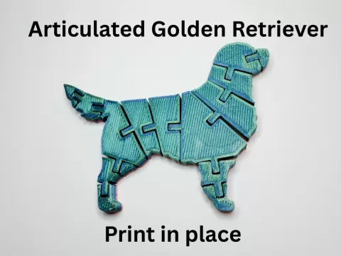 articulated golden retriever (free to sell)