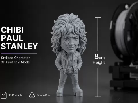 Chibi Rock Star Series - Paul Stanley（Kiss）