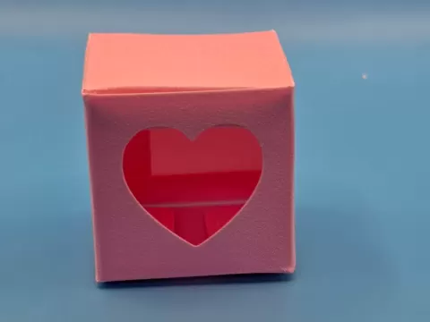 Love Heart Bombonier favour box 1colour