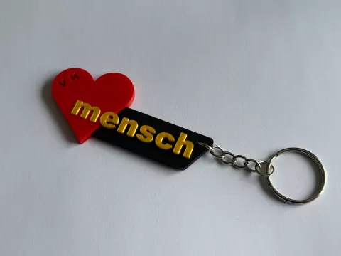 Herzmensch - Schlüsselanhänger