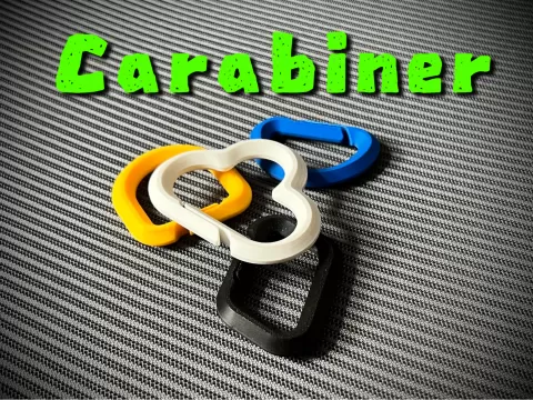 Multi-Purpose Carabiner Keychain | EDC Bag Clip