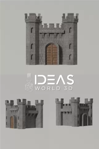 Castle for scenery or miniatures
