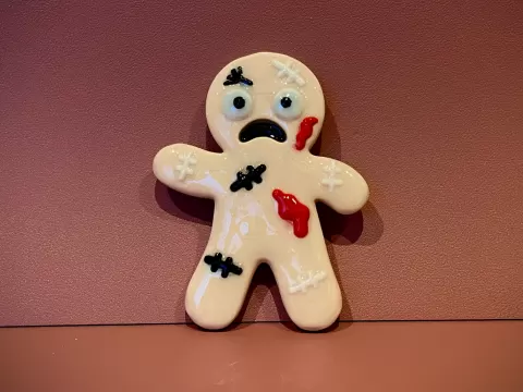 Zombie Gingerbread Man