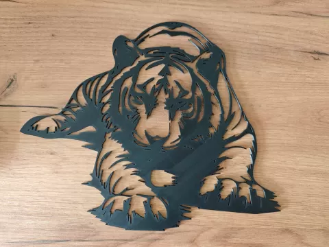 Majestic Tiger Wall Art | 3D Wall Decor