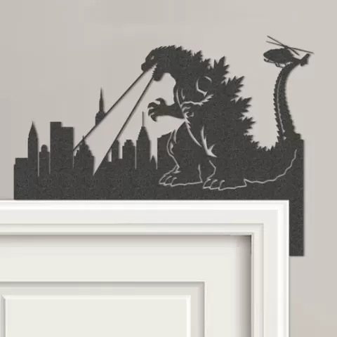 Godzilla Door Corner Topper 2
