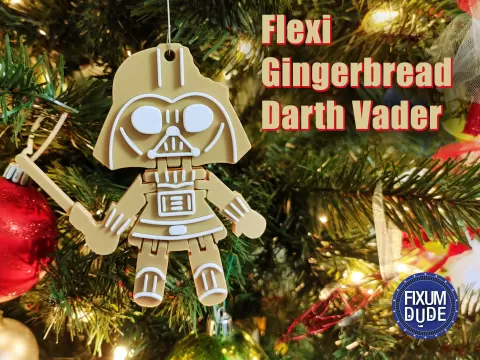 Flexi Gingerbread Darth Vader