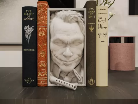 Joker Heath Ledger Book Nook and Wall mount
