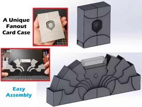 #0189 [UPDATED] Fanout Playing Cards Case, now V2!