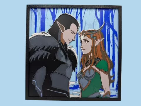 Keyleth and Vax'idan - Vox Machina