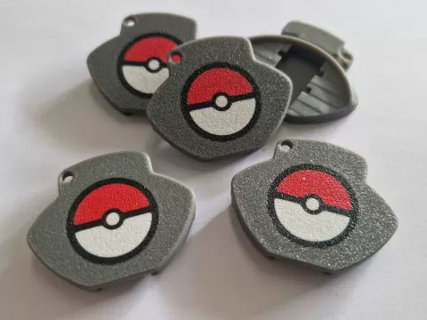 Can opener & lid & keychain Pokémon Pokéball