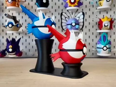 2-Tier Dual Poké Ball Display Stand