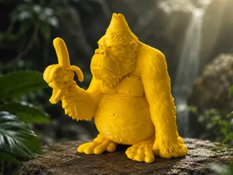 Monkey with Banana