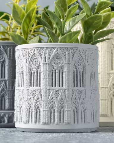 Gothic Cathedral Planter