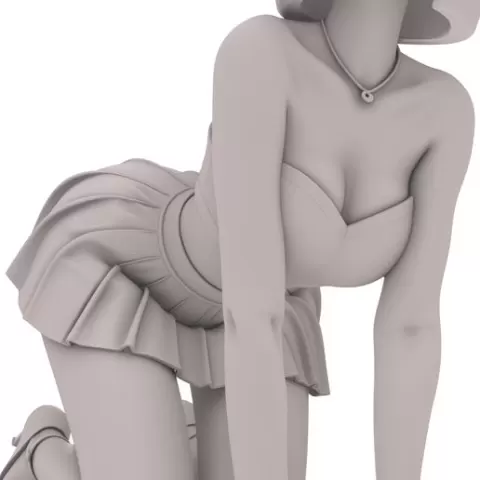 Urban Street Fighter – Stylized 3D Character lady wife spicy womwn