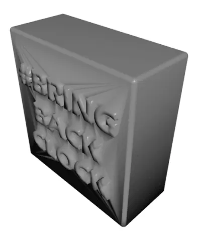 #BRINGBACKCLOCK Clock Cover