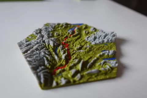 Trail Map Generator | TrailPrint3D | Blender Addon