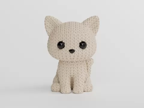 Knitted Cat