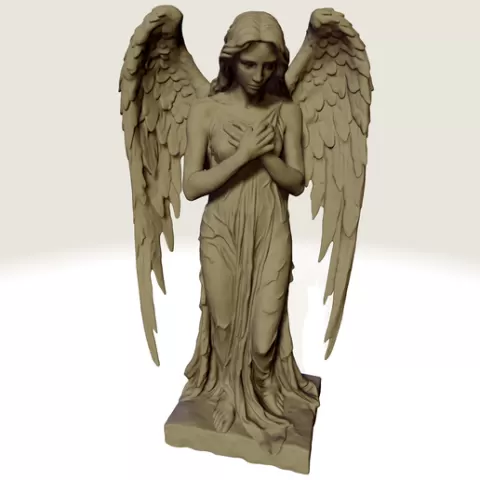 ANCIENT ANGEL STATUE