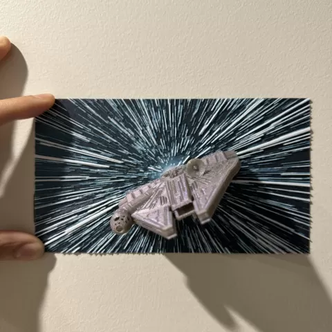 Piece of Junk in Space - Hueforge Print