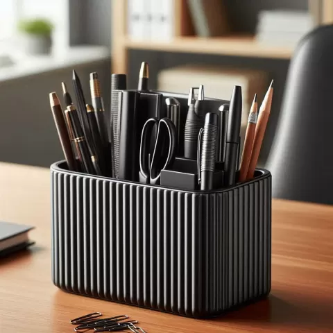 Ribbed Design Office Organizer