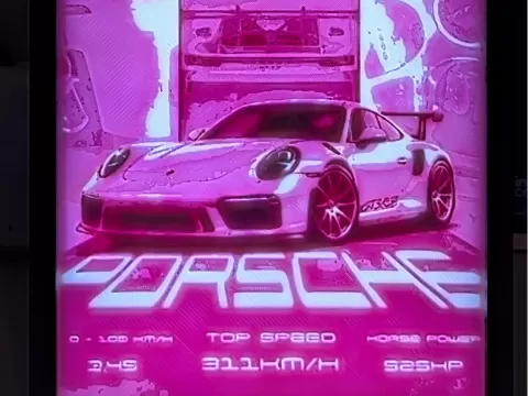 Porsche 911 GT3RS Pink Litho