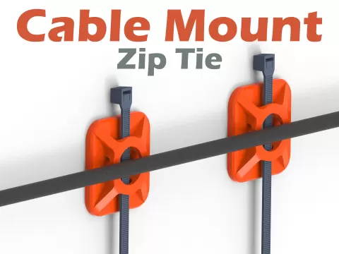 Cable Zip Tie Mount ( Parametric )