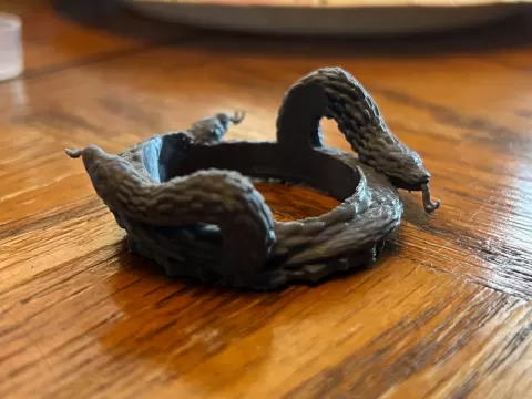 DnD miniature swarm of snakes