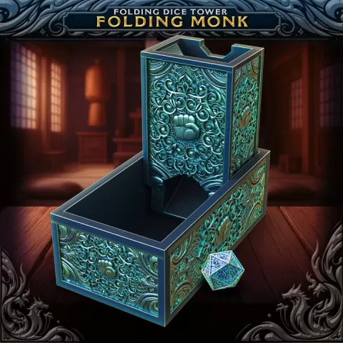 Monk Folding Dice Tower by FatesEnd
