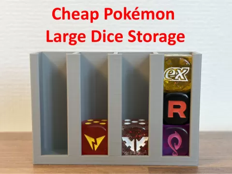 Cheap Pokémon tcg Large dice storage