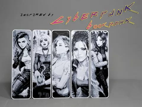 Inspired by Cyberpunk 2077 Bookmark collection