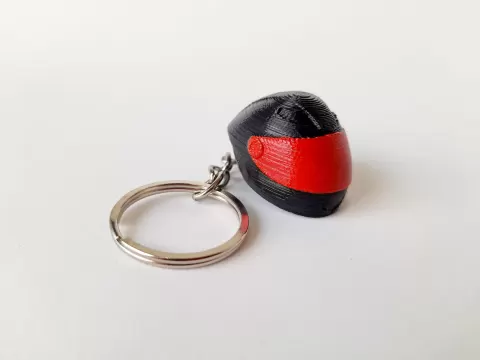 Casco Moto Llavero - Motorcycle Helmet Keychain