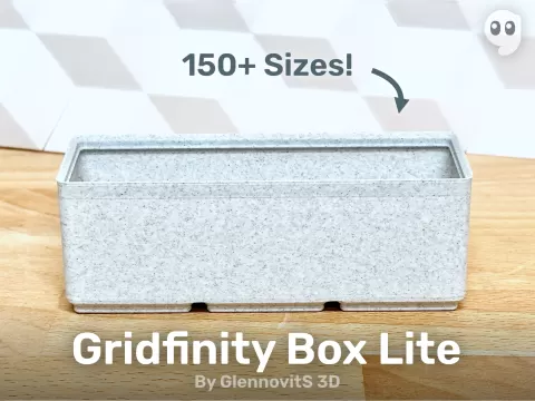 Gridfinity Box Lite - Filament friendly bins