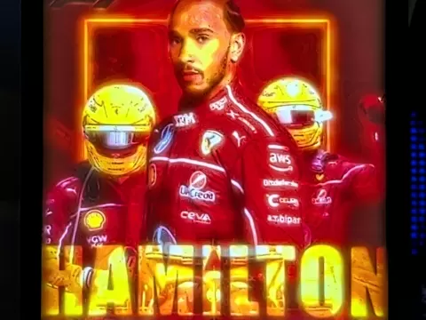 Lewis Hamilton Poster Lithophane