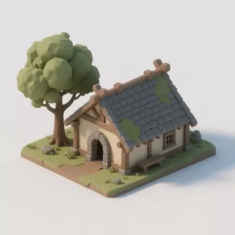 Medieval hut