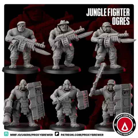 Jungle Fighters - Ogres by ProxyBrewer
