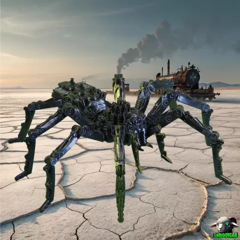 Steampunk Spider
