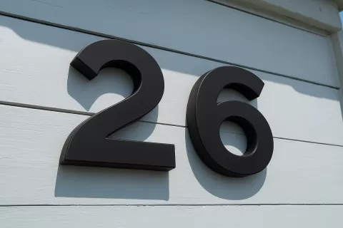 Floating House Numbers – Modular Character Set - Sergoe UI Black
