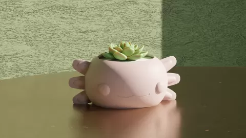 Axolotl - Pot Plant